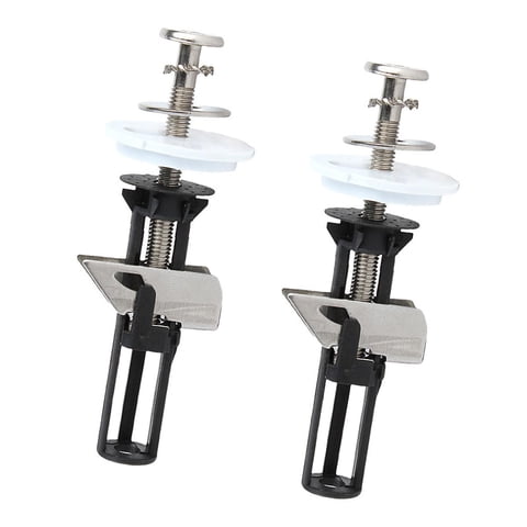 Bothyi - 2 Piezas Tornillo De Bisagra Para Asiento De Inodoro Herramienta De Montaje De Asiento De Inodoro Perno De Asiento De Inodoro