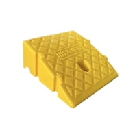 Ioensy - Rampa De Acera Práctica Rampa De Puente Para Estacionamiento Garaje Muelle De Carga Altura 11 Cm Color Amarillo