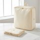 thumbnail image 3 of Paquete de 1 bolsas de almacenamiento plegables para ropa - Ideal para organizar dormitorio, ropa y edredón con asas convenientes Beige 15.7*7.1*11.8in, 3 of 6