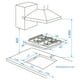 thumbnail image 5 of Encimera a Gas Inox 4Q, 5 of 7