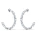 thumbnail image 1 of Pendientes De Aro Swarovski Tennis Deluxe Blanco Mujer, 1 of 2