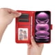 thumbnail image 5 of Funda tipo cartera FOXDOCK para Xiaomi Redmi Note 12 Pro 5G , diseño girasol en relieve, cuero PU, cierre magnético, soporte y tarjetero, 5 of 5