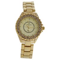 Kim & Jade - Reloj L-Gg Gold Con Pulsera De Acero Inoxidable De Para - Reloj