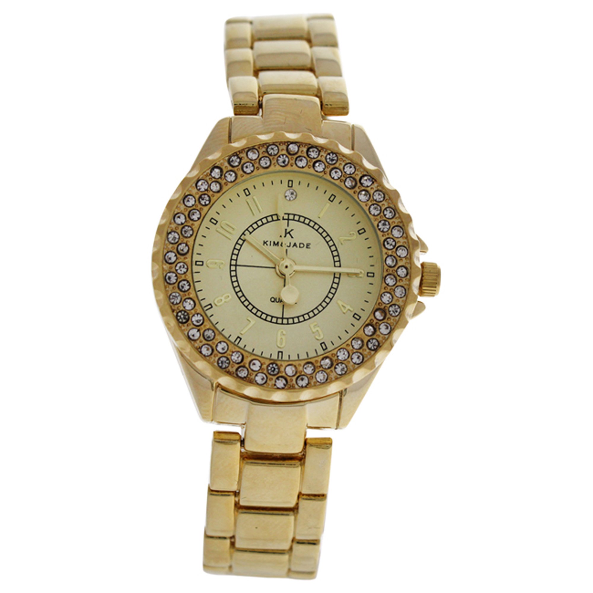 Kim & Jade - Reloj L-gg Gold Con Pulsera De Acero Inoxidable De Para Mujer - Reloj