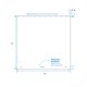 thumbnail image 2 of Forro de Cortina de Ducha iDesign PEVA Impermeable 183 x 183 cm Transparente, 2 of 5