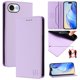 thumbnail image 1 of Funda Billetera con Soporte para iPhone 17e/iPhone 16e Bloqueo RFID Plegable Morado claro, 1 of 6