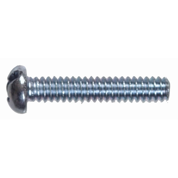 Screw Hillman 8-32 x 7,5 cm, cabeza redonda, chapado en zinc, 100 unidades