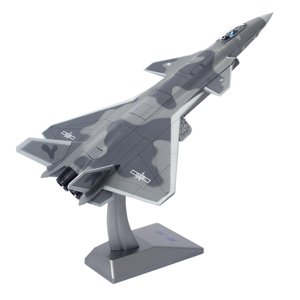 Bothyi - Aleación Diecast J-20 Aircraft & Display Stand Mesa Estante Modelo Decoración 72Th