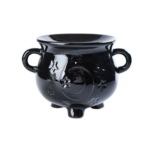 Magideal - Portavelas De Cerámica, Quemador De Aceite Esencial, Quemador De Aroma, Vela, Horno, Difusor De Aceite Para Oficina, Sala De Yoga, Casas De Té Negro