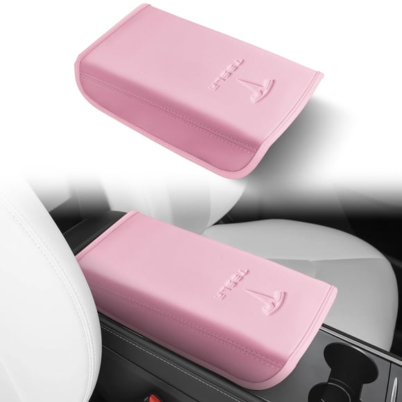 Funda para Apoyabrazos de Consola Central POKUNG Tesla Model 3 Y Rosa