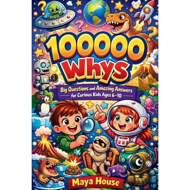Maya House 100000 Porqués: Preguntas y Respuestas Asombrosas para Niños de 6 a 10 años