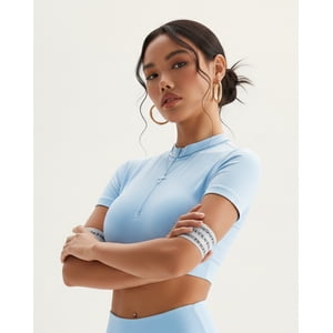 Flix Spa - Top Mujer Deportivo Ajuste Cómodo Cierre