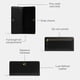 thumbnail image 3 of Wallet Coach Essential Slim Bifold para mujer, color negro, 3 of 5