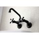 thumbnail image 5 of Grifo de cocina Kingston Brass KS213MB de montaje en pared, negro mate, 5 of 7