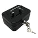 thumbnail image 1 of Caja De Dinero Con Bloqueo Con Mango Superior Modern Metal Birthet Behor Bajing Black Black, 1 of 5