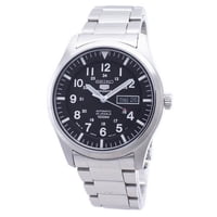 Reloj Seiko De Acero Inoxidable Con Esfera Negra 5 Para Hombre Snzg13J1