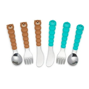 Melii - Set De 6 Cubiertos Tiburon Y Oso