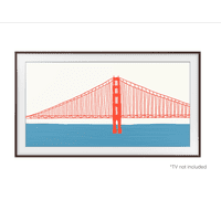 Marco Magnético Tv Samsung The Frame 55"" Madera Oscura