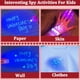 thumbnail image 3 of Bolígrafo de tinta invisible con luz UV para regalos de San Valentín, paquete de 32, 3 of 7