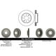 thumbnail image 2 of Disco Freno para auto Mitsubishi Space Wagon 1991-1997 Delantero, 2 of 2