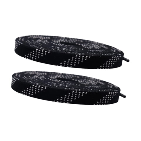 Magideal - 1 Par De Cordones Para Patines De Hockey Sobre Hielo De 1 Cm De Ancho, Encerados, Para Patines Artísticos, Botas De Hockey, Calzado Deportivo, Roller 274 Cm