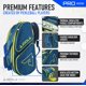 thumbnail image 5 of Mochila/bolsa de deporte convertible JOOLA 41x61x28 cm para Pickleball, 5 of 6
