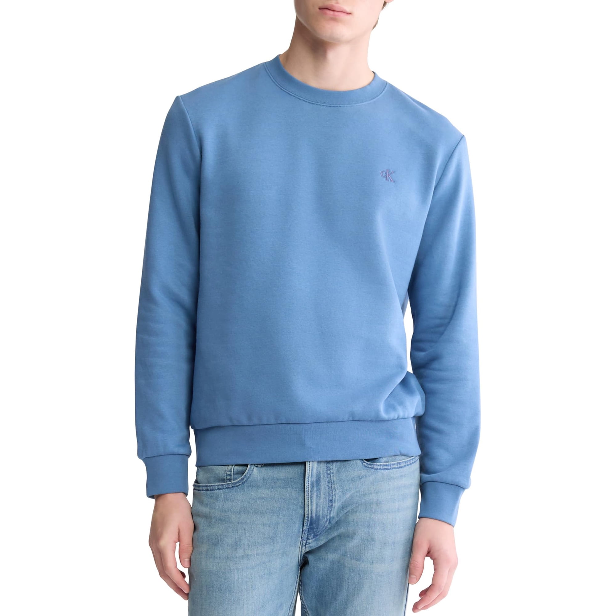 Sudadera Calvin Klein Para Hombre, Corte Holgado, Con Monograma, Logotipo