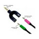 thumbnail image 3 of Adaptador Audio Micrófono 2 X 1 Auxiliar 3.5mm Para Pc Y Ps4, 3 of 3