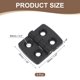thumbnail image 2 of 4 piezas de bisagras ajustables de 180 grados, bisagras de hoja de bloqueo de nailon de 30mmx40mm, bisagra de hoja abatible para caja de madera, gabinetes de comedor y mesa, negro, 2 of 6