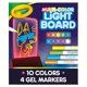 thumbnail image 2 of Pizarra de luces multicolor Drawing Toy Crayola con 4 rotuladores Gel FX, 2 of 7
