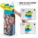 thumbnail image 4 of The Mighty Ducks Botella de Agua con Tapa Pop Top de Un Toque, Acero Inoxidable, a Prueba de Fugas, para Deportes, Botella Infantil azul 12 oz, 4 of 6