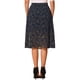 thumbnail image 3 of INSPIRE CHIC Falda Midi Línea A para Mujer Vuelta al Colegio Estampado Floral Chiffon Vintage Verano Faldas Azul Marino L, 3 of 6