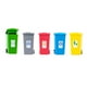 thumbnail image 1 of 5 Piezas 5 Colores Plástico Niños Camión Basura Cubo Juguete Lápiz Portavasos, 1 of 3