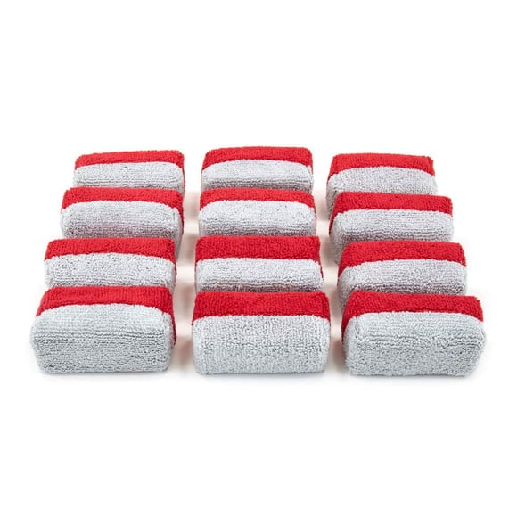 Esponja Utilitaria Autofiber Pack de 12 unidades Rojo/Gris