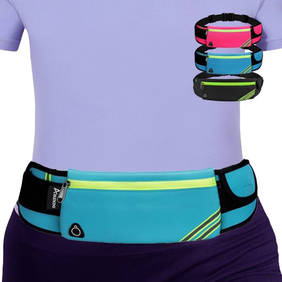 Riñonera para correr AIKENDO Gym Fitness, azul