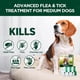 thumbnail image 3 of Prevención de pulgas y garrapatas TriOak para perros medianos 6 dosis, 3 of 8