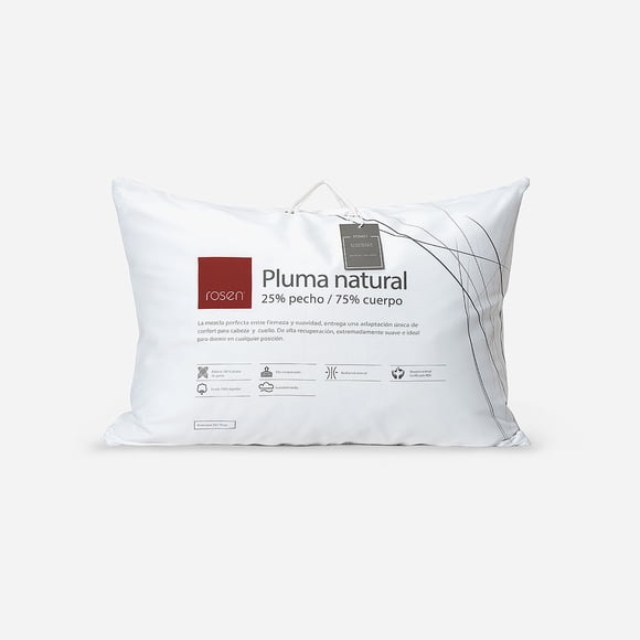 Almohada Rosen Pluma Natural 25% S/Fuelle 50x70 cm Americana