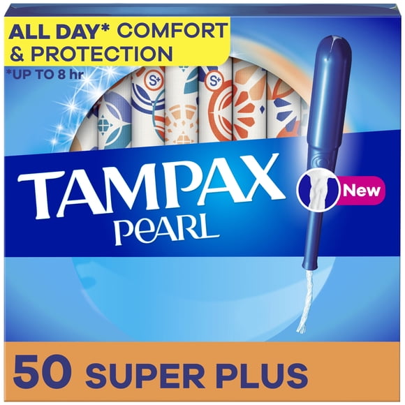 Tampones Tampax Pearl Super Plus Absorbency 50 unidades