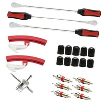 Magideal - Kit De Cuchara Para Neumáticos De Acero De 14,5 Pulgadas Con Herramienta Para Válvulas Para Bicicletas, Camiones Y Motocicletas