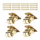 thumbnail image 4 of 4 Ruedas Verticales De Metal Para Piano Con Rotación De 360 Grados Para Muebles, Sofás De Piano, Color Dorado, 4 of 5