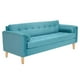 thumbnail image 2 of Sofa Retro 3cg Felpa 05 Turquesa, 2 of 6
