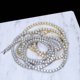 thumbnail image 3 of Cadena Moissanite Necklace de 4 Mm Color D Claridad VVS1 Collar de Diamante Collar de Tenis de Diamante de Plata Esterlina 925 para Hombre Mujeres con Certificado 16-24 Pulgadas, 3 of 8