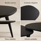 thumbnail image 4 of Juego Mesa De Centro Living Adriana Minimalista Convertible Negro, 4 of 8