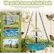 thumbnail image 5 of Baño pájaros solar colgante cuencas vibrantes niveles cadena resistente jardín oasis, 5 of 8