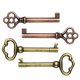 thumbnail image 1 of Llaves decorativas antiguas Mzcvriru KY-2AB y KY-3AB (juego de 4), 1 of 4