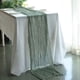 thumbnail image 2 of Xiao Hua Bandera de Mesa de Gasa Plisada de 1 Pieza 35.43x118 Pulgadas - Estilo rural Elegante, Adecuada para Bodas, Despedidas de Soltera, Fiestas de Cumpleaños y Decoraciones de Mesa para Pastel,, 2 of 4