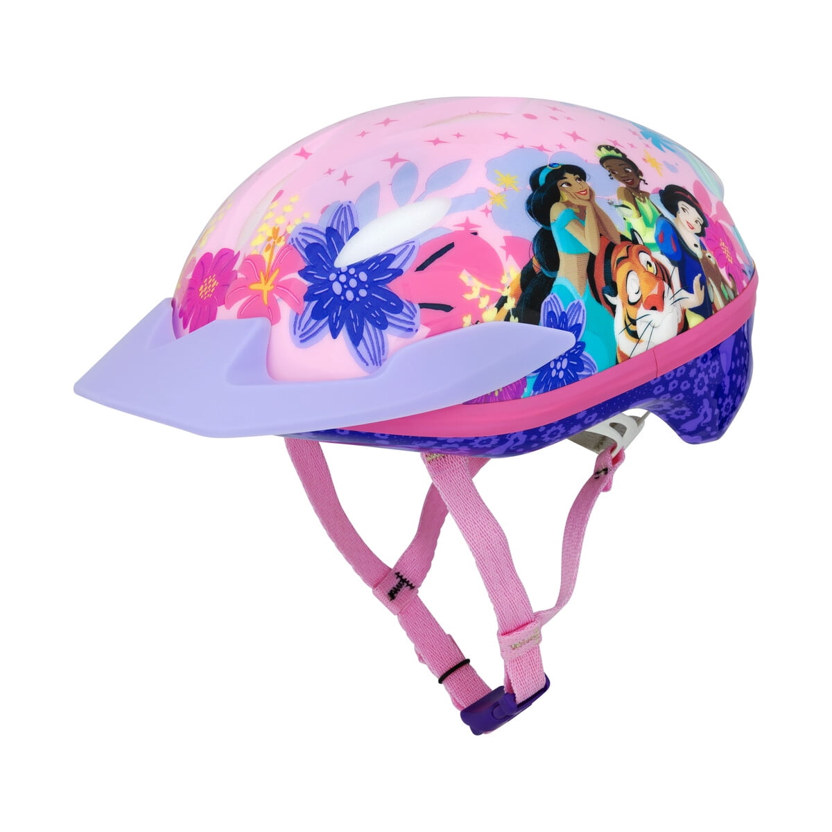 Casco Infantil Disney Princess Ajustable Para Bicicleta