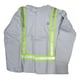 thumbnail image 1 of Chaqueta Para Soldador De Cuero Kp C/reflectante Gris XL, 1 of 2