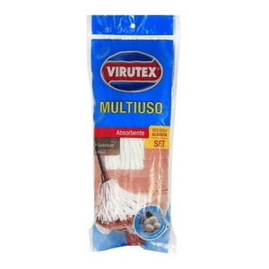 Virutex - Mopa Redonda Set Algodón Absorbente