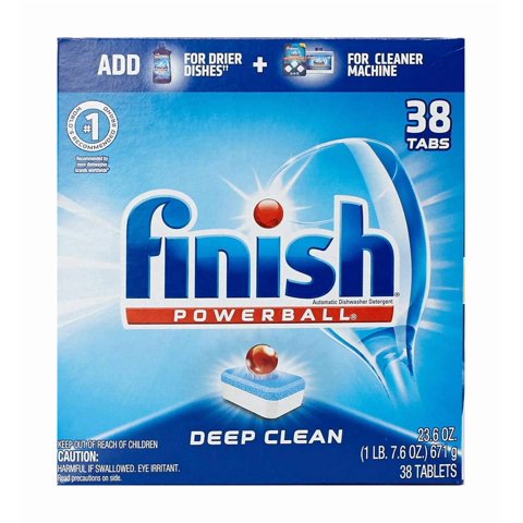 Finish - Detergente Para Lavavajillas Powerball 38 Tabletas